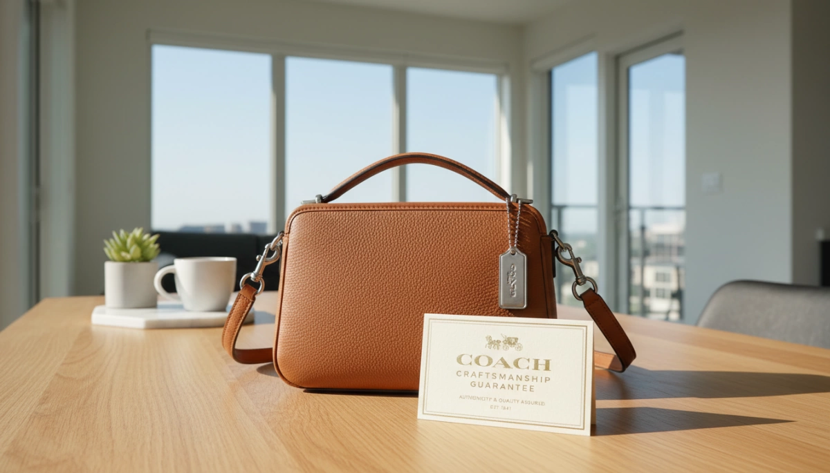 authentic coach shoulder bag quality guarantee